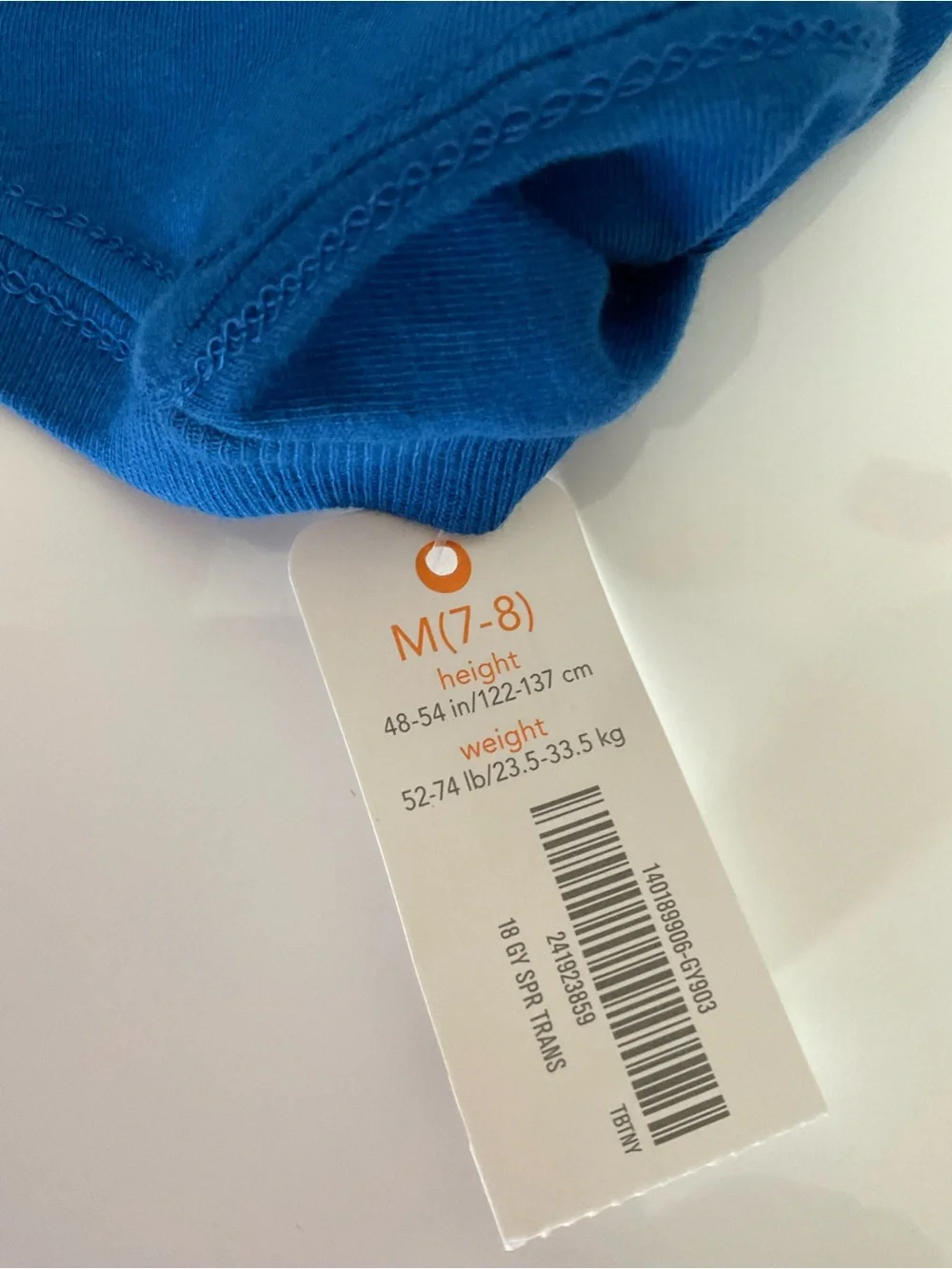 Gymboree Blue Graphic Girls Tee Size M(7-8): NWT